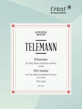 Telemann: Trio. Tafelmusik 1733 II/4