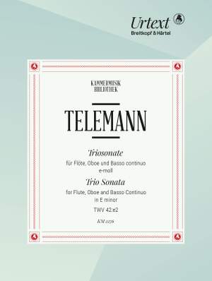 Telemann: Trio. Tafelmusik 1733 II/4
