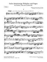 Mozart: 6 dreistimmige Präludien und Fugen KV 404a Nr.4-6 Product Image