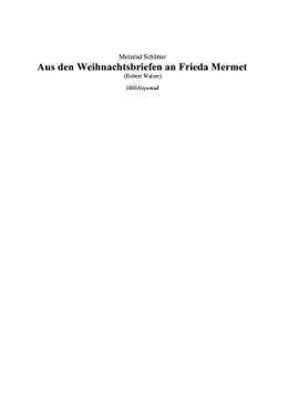 Schütter: Aus den Weihnachtsbriefen