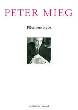 Mieg: Pièce pour orgue