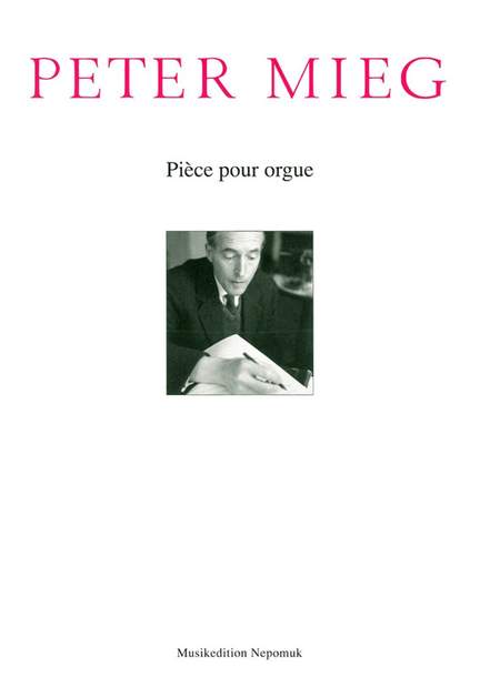 Mieg: Pièce pour orgue