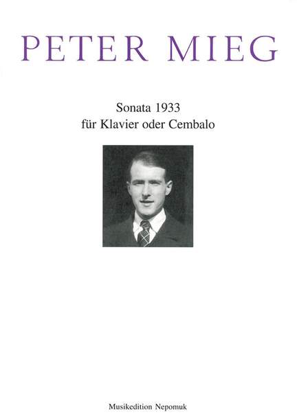 Mieg: Sonate 1933