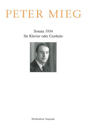 Mieg: Sonate 1934