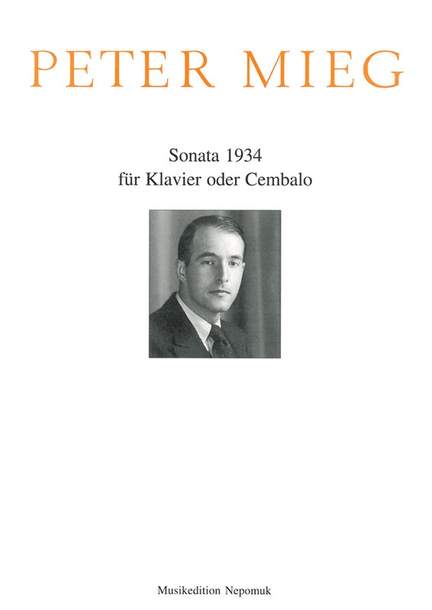 Mieg: Sonate 1934