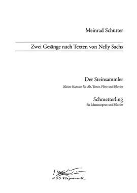 Schütter: Zwei Gesänge nach Nelly Sachs