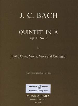 J. C. Bach: Quintett A-dur op. 11/5
