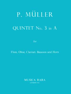 Müller: Quintett in A Nr. 3