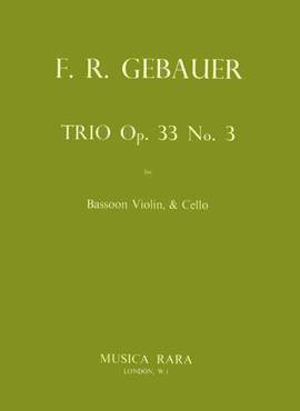 Gebauer: Trio op. 33 Nr. 3