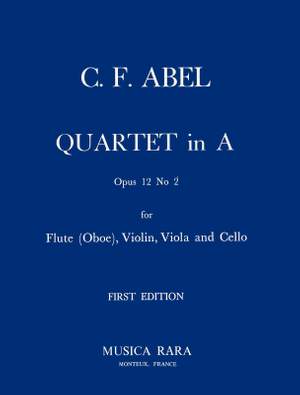 Abel: Quartett in A op. 12/2