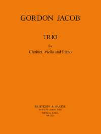 Jacob: Trio for Clarinet, Viola and Piano