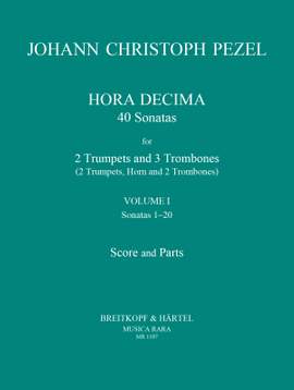 Pezel: Sämtl.'Hora Decima'- Sonaten 1