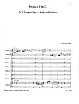 Höffner: Sonata a 8 in C