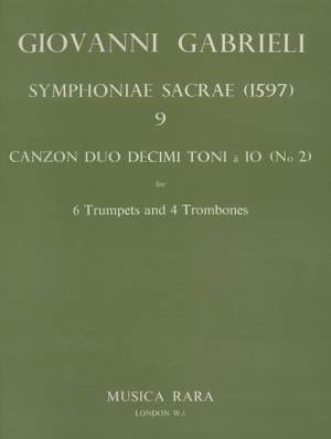 Gabrieli: Sacrae Symphoniae (1597) Nr.9