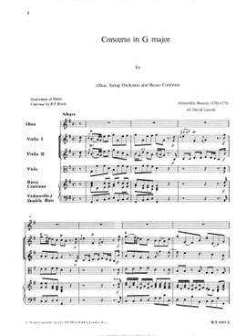 Besozzi: Concerto in G