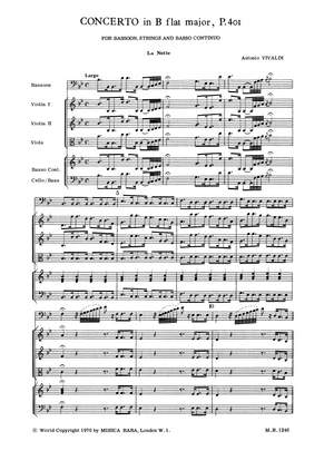 Vivaldi: Concerto in B RV 501