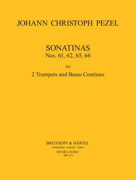 Pezel: Sonatinen 61, 62, 65, 66