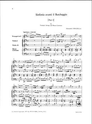 Stradella: Sinfonia aus Barcheggio, Tl. 1