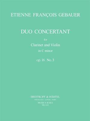 Gebauer: Duo Concertant op. 16/3