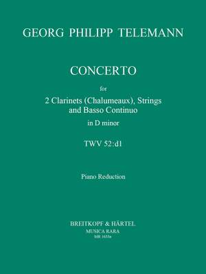 Telemann, G: Concerto d-moll TWV 52:d1