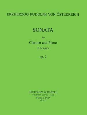 Rudolf: Sonate in A op. 2