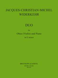 Widerkehr: Duo Sonate e-moll