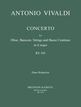 Vivaldi, A: Concerto in G RV 545