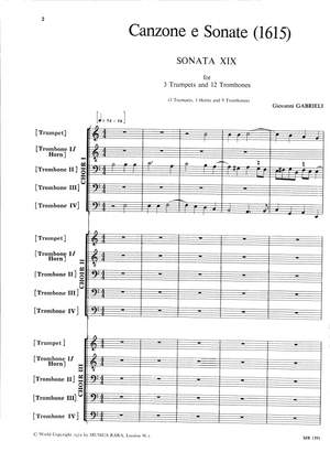 Gabrieli: Canzone e Sonate (1615) Nr.19