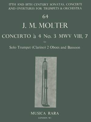 Molter: Concerto a 4 Nr. 3 MWV VIII/7
