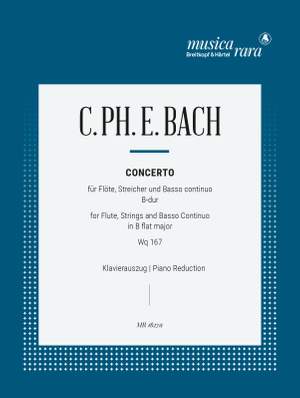 Bach, CPE: Flötenkonzert B-dur Wq 167