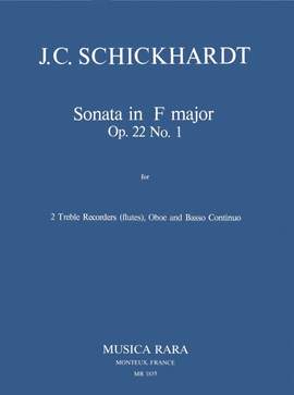 Schickhardt: Sonate in F op. 22/1