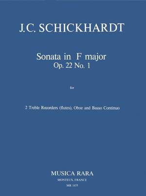 Schickhardt: Sonate in F op. 22/1