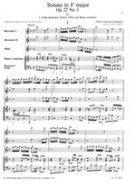 Schickhardt: Sonate in F op. 22/1 Product Image