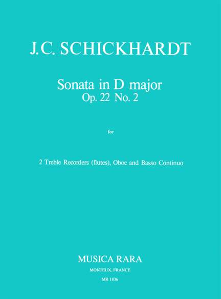 Schickhardt: Sonate in D op. 22/2