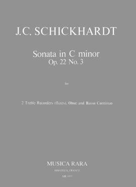 Schickhardt: Sonate in c op. 22/3