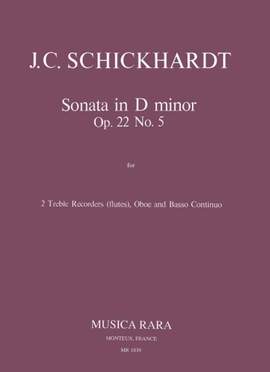 Schickhardt: Sonate in d op. 22/5