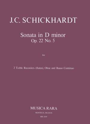 Schickhardt: Sonate in d op. 22/5