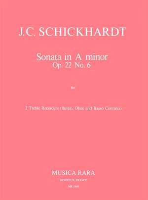 Schickhardt: Sonate in a op. 22/6