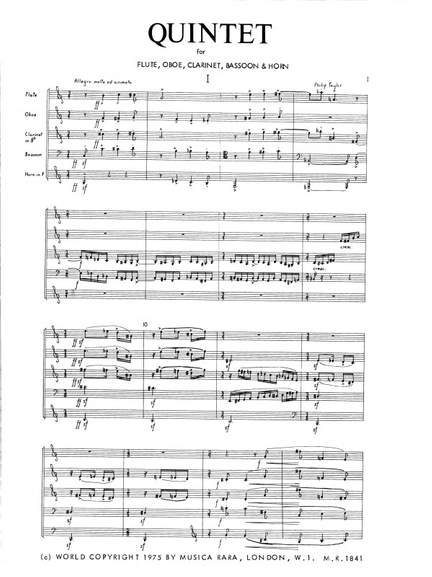 Taylor: Quintett