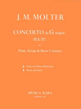 Molter, J: Flötenkonzert in G-Dur H.S. 315