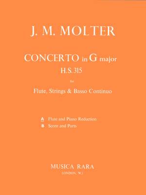 Molter, J: Flötenkonzert in G-Dur H.S. 315