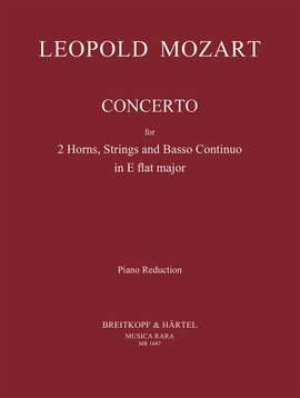 Mozart: Concerto in Es für 2 Hörner