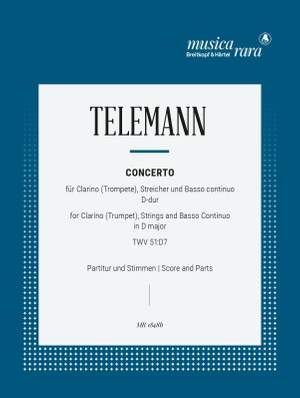 Telemann: Concerto in D-dur TWV 51:D7