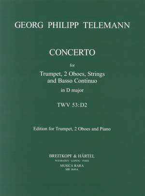 Telemann, G: Concerto in D TWV 53:D2