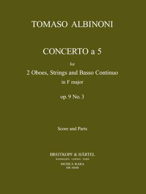 Albinoni: Concerto a 5 in F op. 9/3