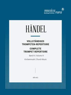 Händel: Complete Trumpet Repertoire Volume 3