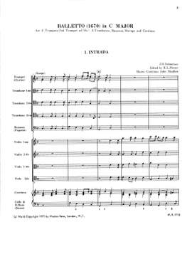 Schmelzer: Balletto (1670)