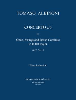 Albinoni, T: Concerto a 5 in B op. 9/11