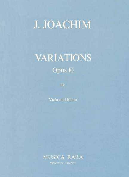 Joachim: Variationen op. 10