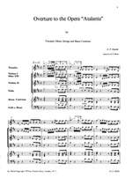 Händel: Ouvertüre zu 'Atalanta' Product Image